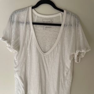 FREE PEOPLE Silky Distressed T-Shirt